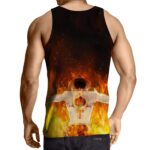 One Piece Awesome Ace Fire Fist White Beard Tattoo Tank Top 2