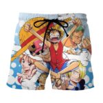One Piece Complete Straw Hat Pirates Awesome Boardshorts (Kids & Adults)