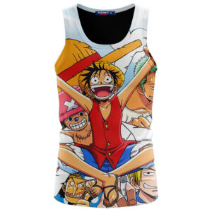 One Piece Complete Straw Hat Pirates Crew Awesome Tank Top (Kids & Adults)
