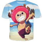 Doctor Tony Tony Chopper - One Piece Holidays Beach 3D T-shirt (Kids & Adults)