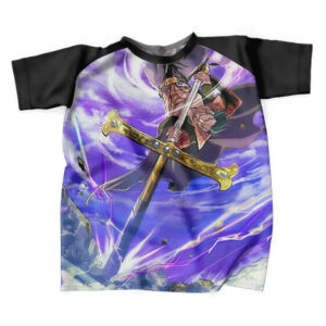 One Piece Shichibukai Mihawk Hawk Eyes Swordman Legend Full Print T-Shirt (Kids & Adults)