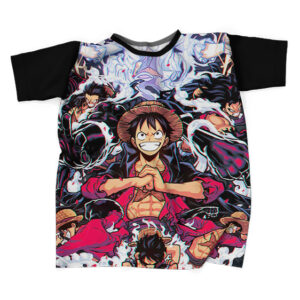 Straw Hat Monkey D. Luffy All Gear Forms Shirt (Kids & Adults)