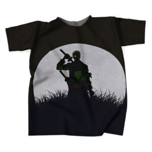 Pirate Hunter Zoro Full Moon Silhouette T-shirt (Kids & Adults)