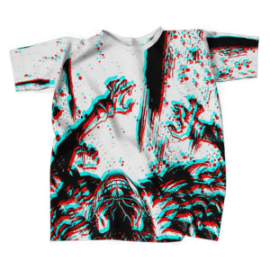 Donquixote Doflamingo 3D Glitch Grunge Art T-shirt (Kids & Adults)