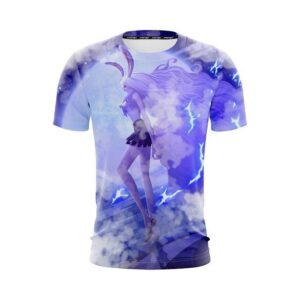 One Piece Anime Sexy Carrot Adult Rabbit Mink Blue T-Shirt (Kids & Adults)