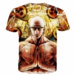 One Piece Invincible Electric Power God Enel Tomoe Drums T-Shirt1