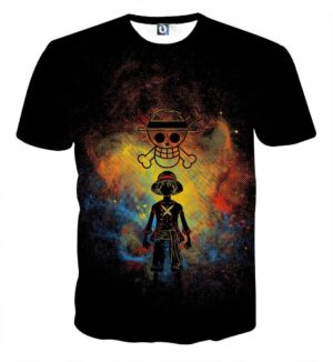 One Piece Luffy Straw Hat Pirate Crew Symbol Skull T-shirt (Kids & Adults)
