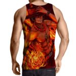 One Piece Portgas D Ace Fire Fist Power Trending Design Tank Top 2